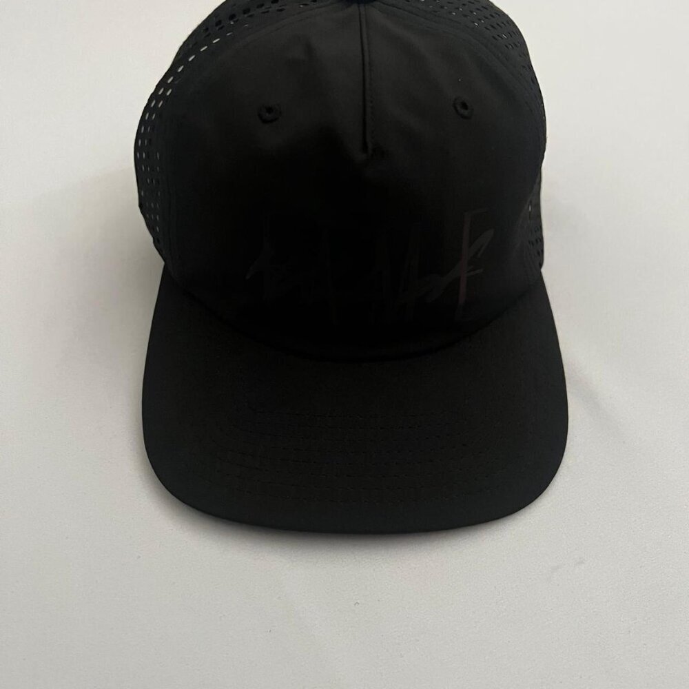 Hall Of Fame Mesh Buckle Back Hat Cap Black Men’s One Size Adjust — image 2 of 5